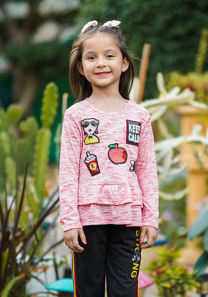 T-Shirt with Badges - Wear Ochre