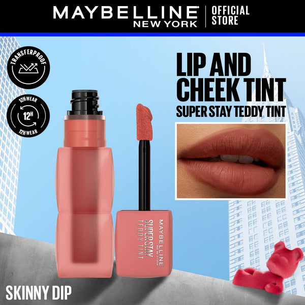 Maybelline - Super Stay Teddy Tint - Skinny Dip