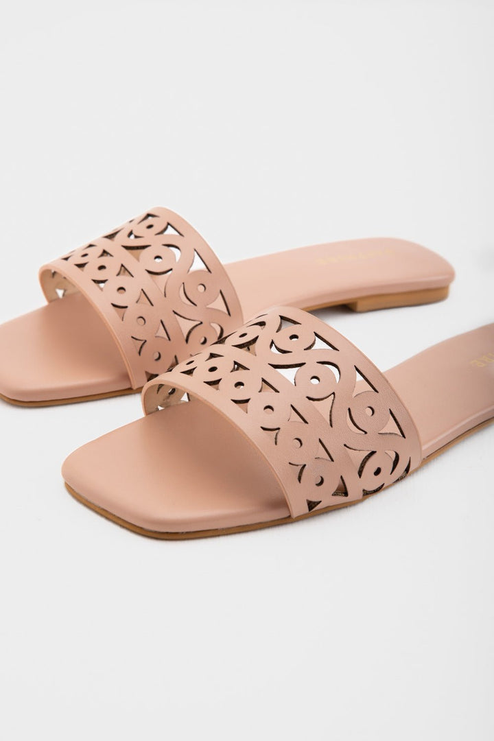 Sapphire Pink Flats