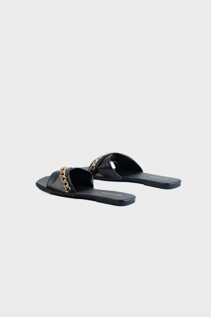 Sapphire- Black Flats