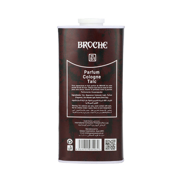 Broche 51 Talcum Powder 285gm