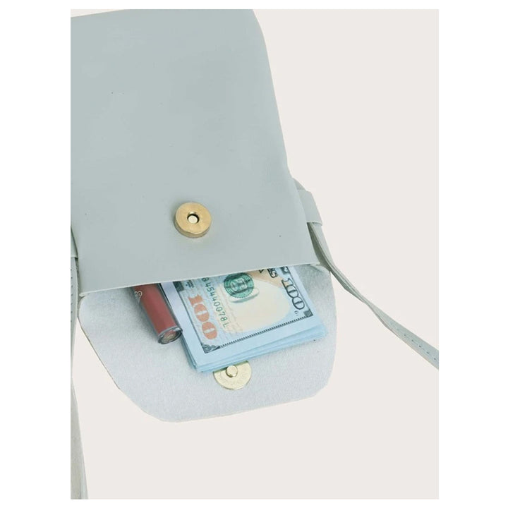 Shein- Floral Detail Flap Crossbody Bag