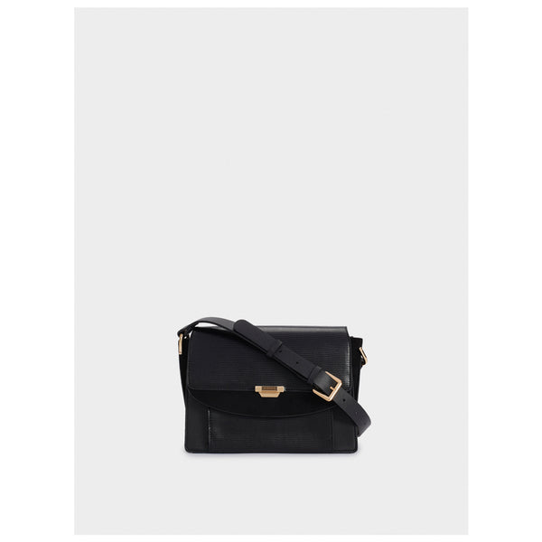 PARFOIS- Crossbody Bag With Embossed Animal Print