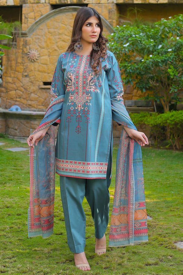 Waniya- Cerulean- 3 Piece