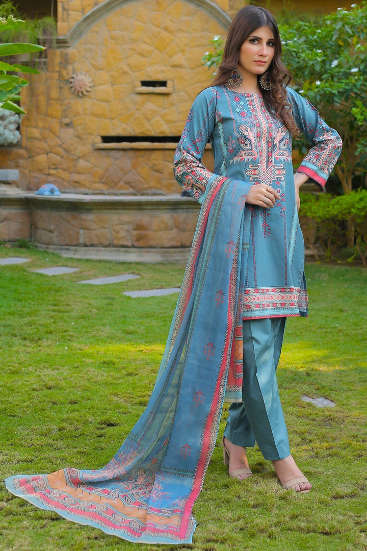 Waniya- Cerulean- 3 Piece