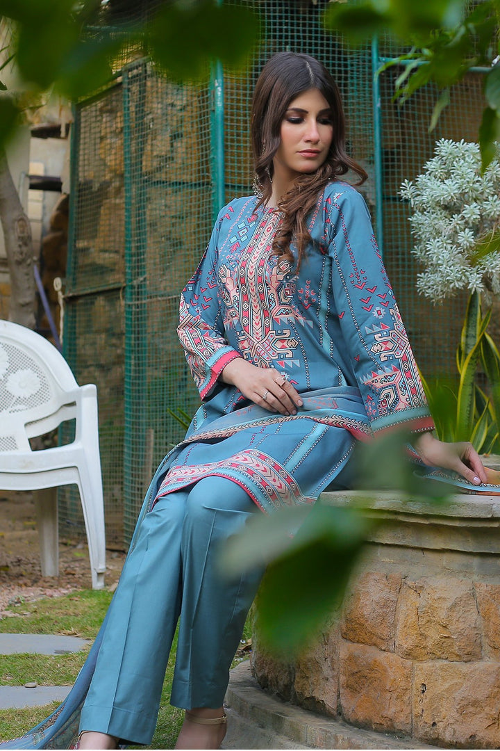 Waniya- Cerulean- 3 Piece