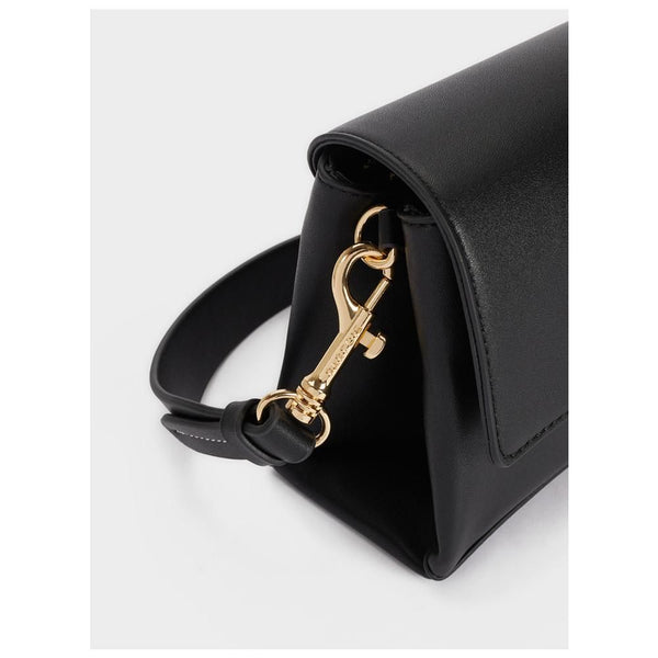 PARFOIS- Crossbody Bag With Front Flap Fastening