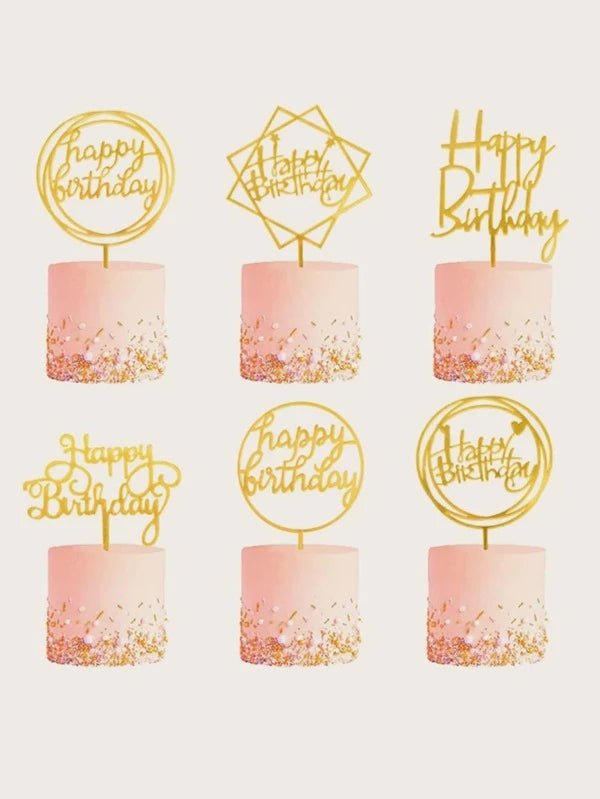 SHEIN 6pcs random party cake mold
