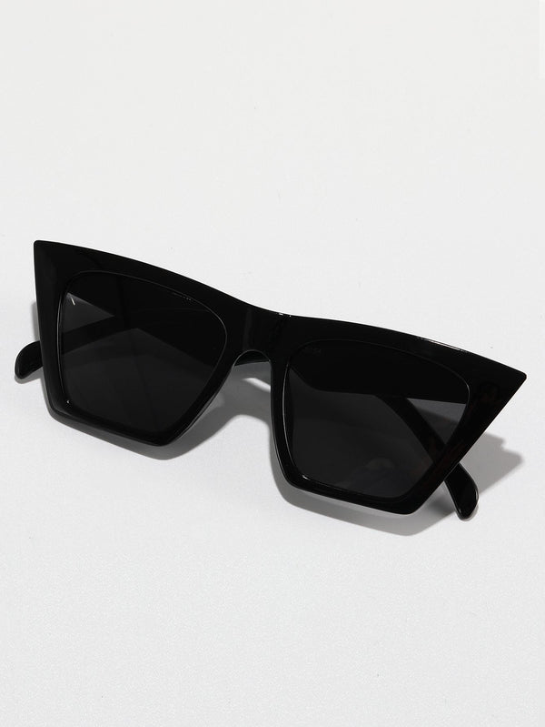 Shein- Acrylic Frame Tinted Lens Sunglasses