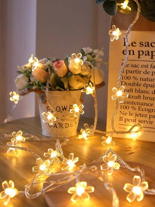 Shein Lighting chain one piece with flower lamp 20 pieces