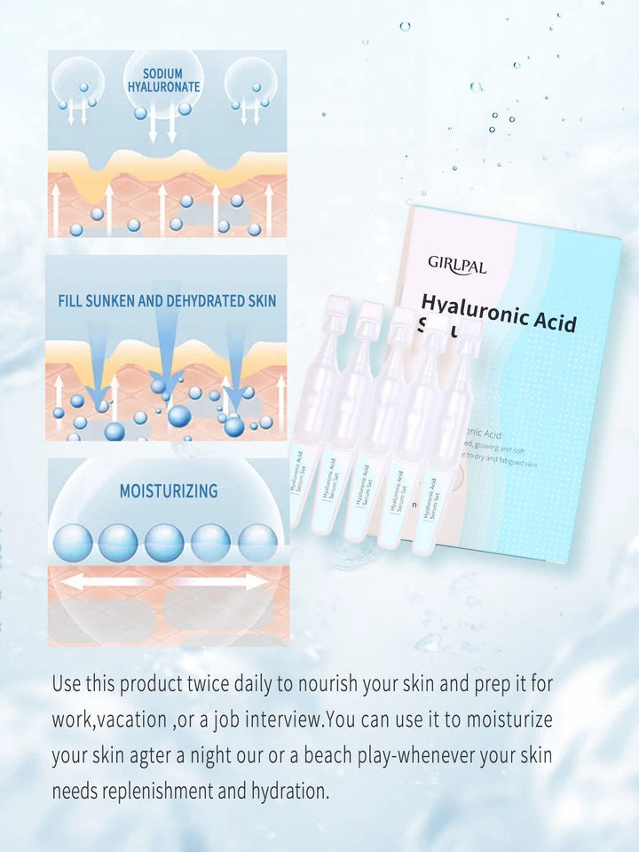Shein- 5pcs Hyaluronic Acid Serum