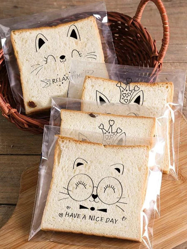 Shein- 50pcs Cartoon Graphic Random Packing Bag