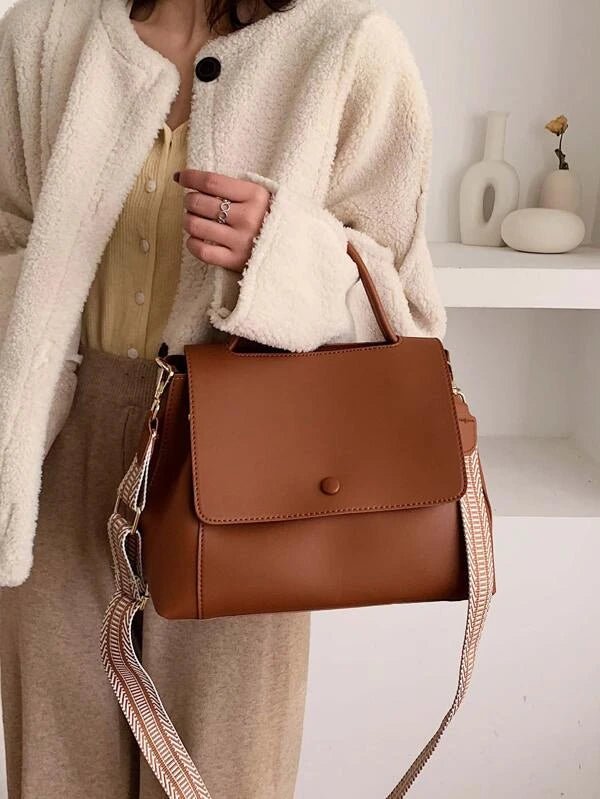 Shein- Minimalist Satchel Bag