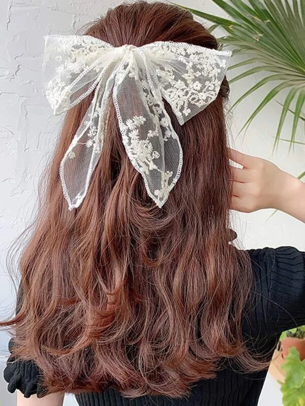 Shein - Butterfly bow hair tie