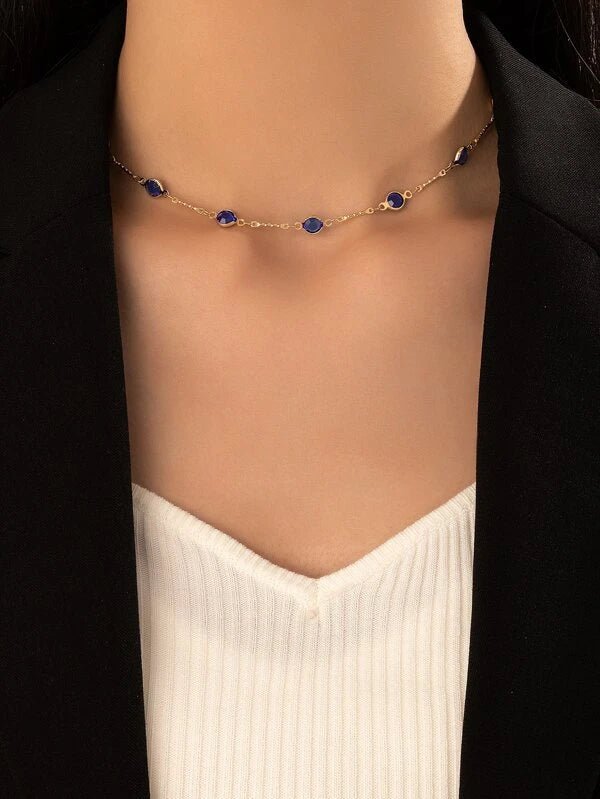 Shein- Rhinestone Decor Necklace