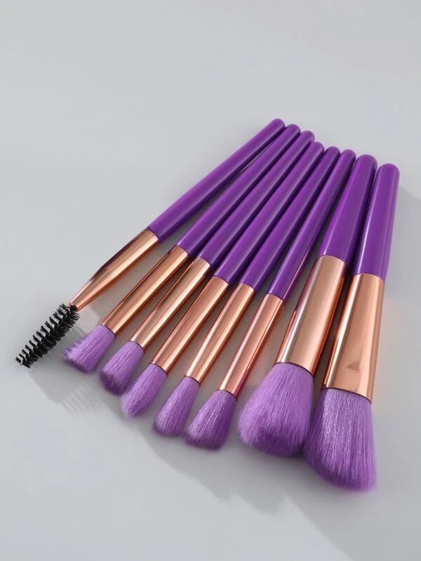 Shein 8 piece makeup brush set