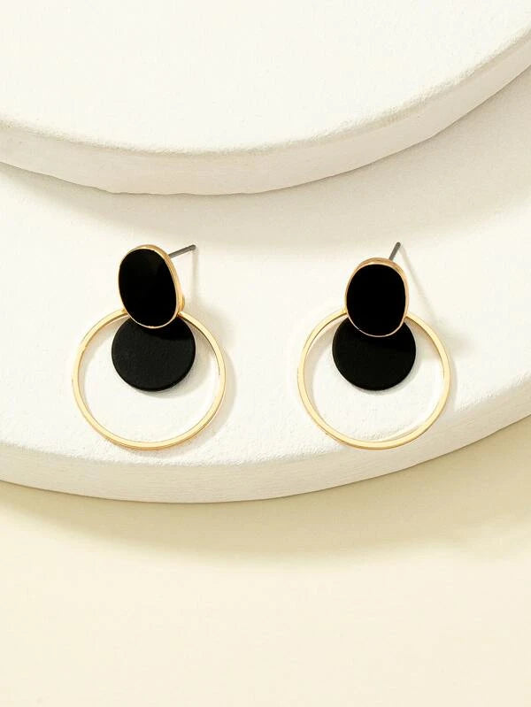 Shein- Round earrings