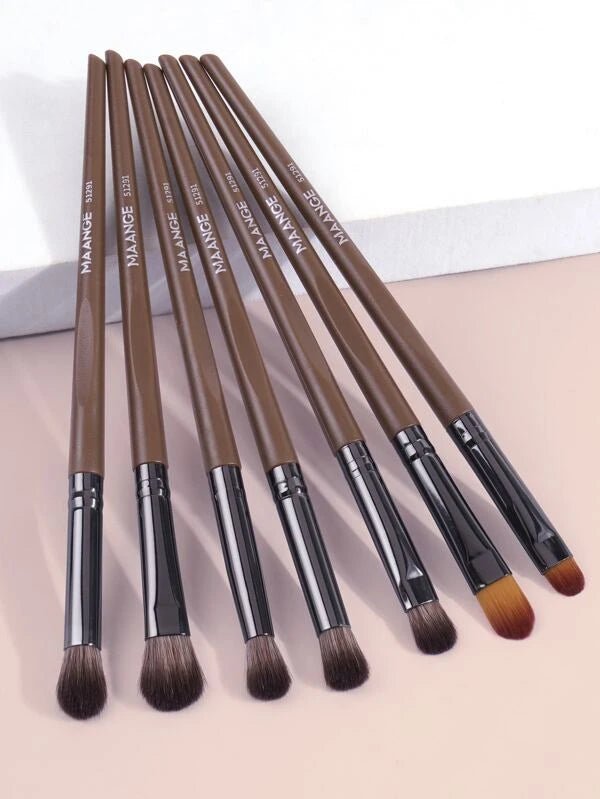 Shein 7-piece eye makeup brush set
