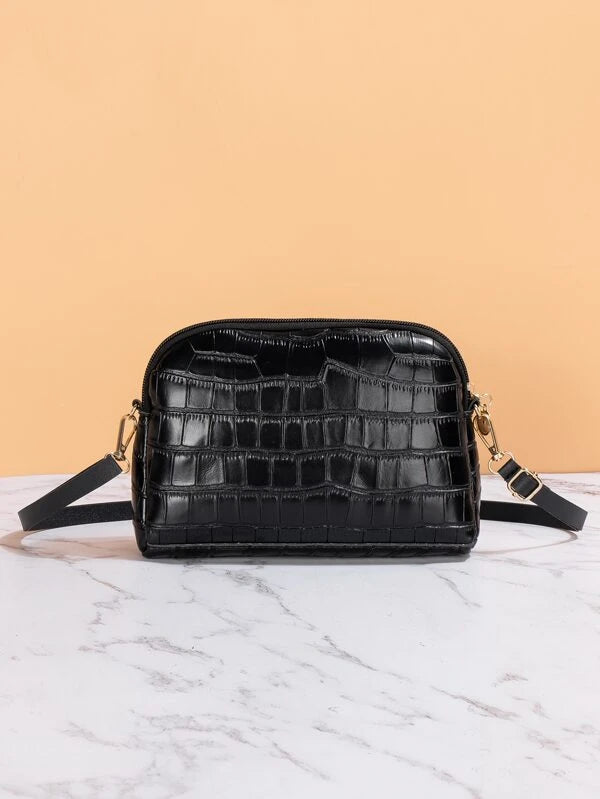 Shein Crocodile embossed crossbody bag