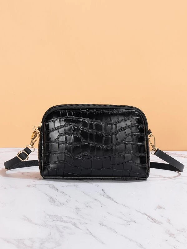 Shein Crocodile embossed crossbody bag