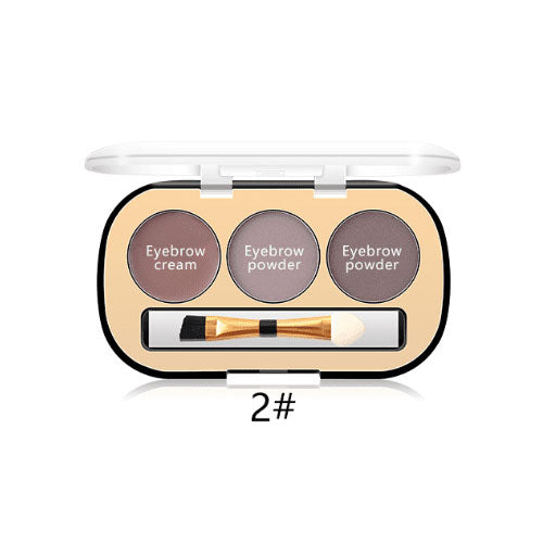 Miss Rose- 3 Colour Eyebrow Powder  045Z-02