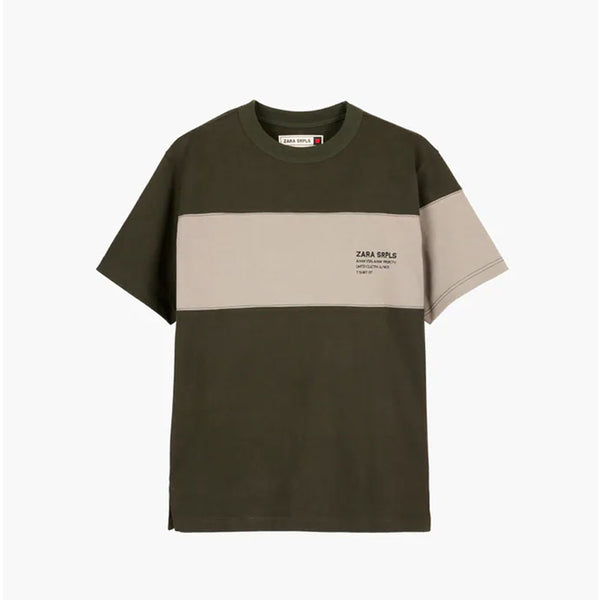 Zara- Embrdr T Shrt 07- Grey