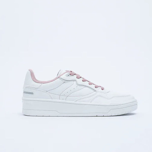 Zara- Contrast Coloured Trainers- Pink