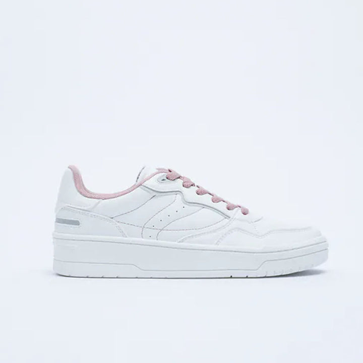 Zara- Contrast Coloured Trainers- Pink