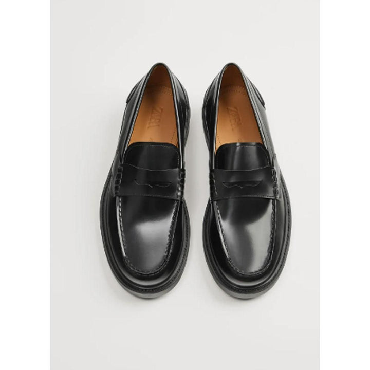 Zara- Leather Loafers
