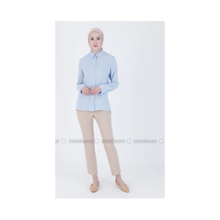 Modanisa- Veteks Line Classic trousers - Beige