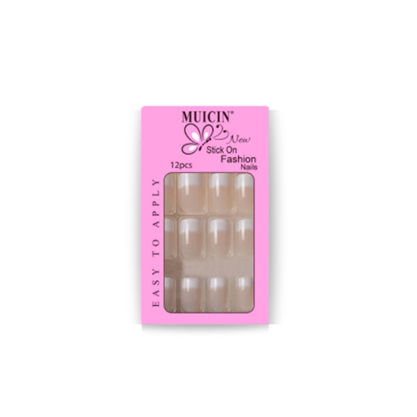 Muicin- Stick-On Fashion Nail Pack of 12