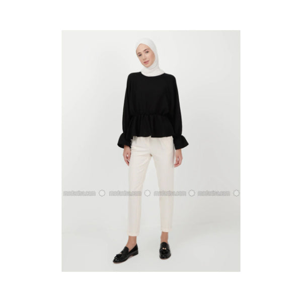 Modanisa- Rabia Karancı Cream - Pants