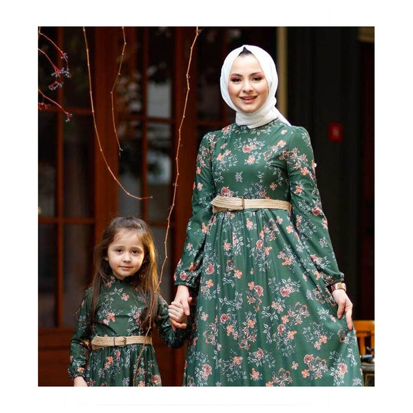 Modanisa- Unlined - Khaki - Modest Dress
