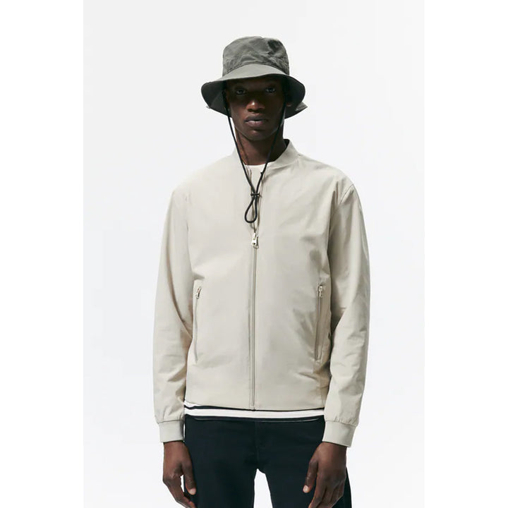 Zara- Water-Repellent Bomber Jacket- Light khaki