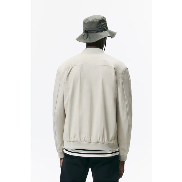 Zara- Water-Repellent Bomber Jacket- Light khaki