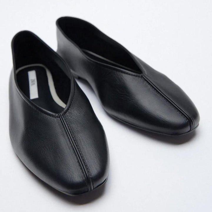 Zara- Leather Ballerinas