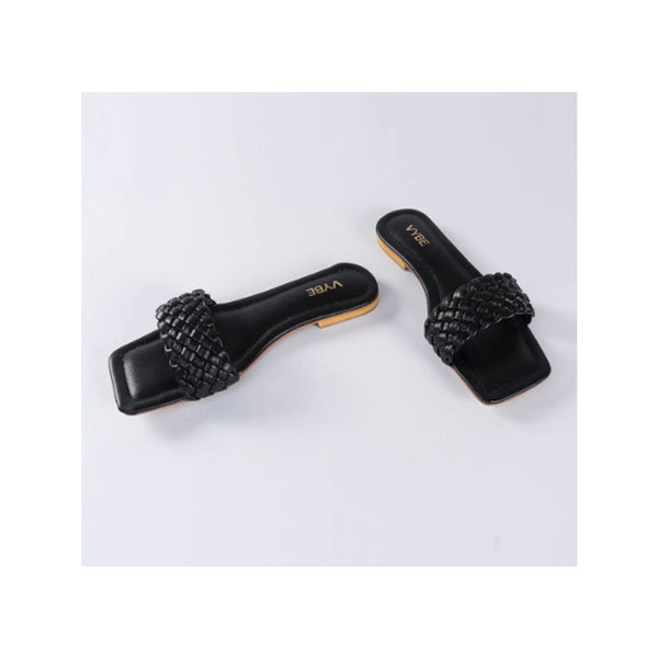 VYBE- Weave Slide-Black