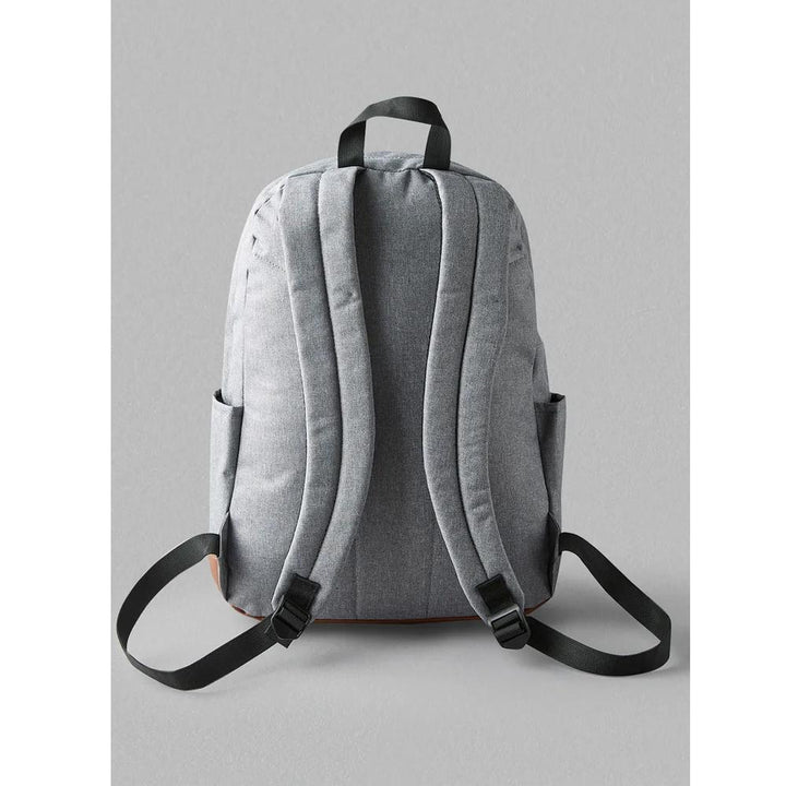 Noon East- Casual Polyester Laptop Backpack With Trolley Belt- Light Grey