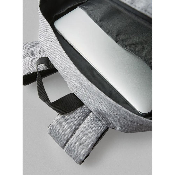 Noon East- Casual Polyester Laptop Backpack With Trolley Belt- Light Grey