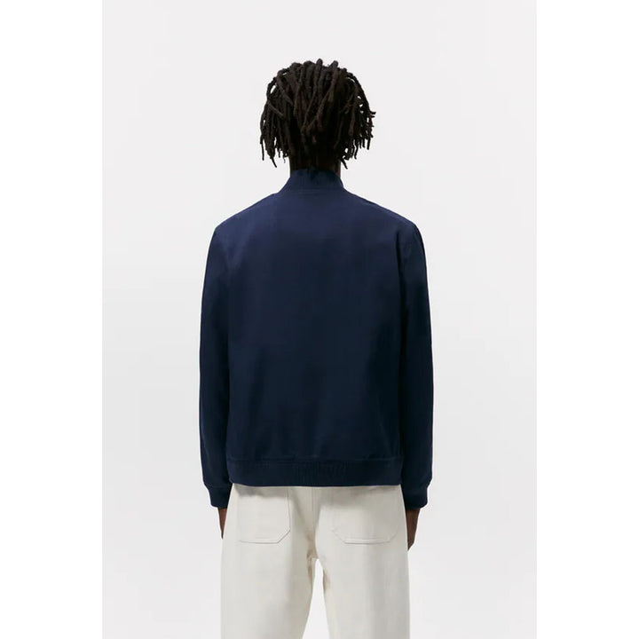 Zara- Cotton - Linen Bomber Jacket- Navy bluE