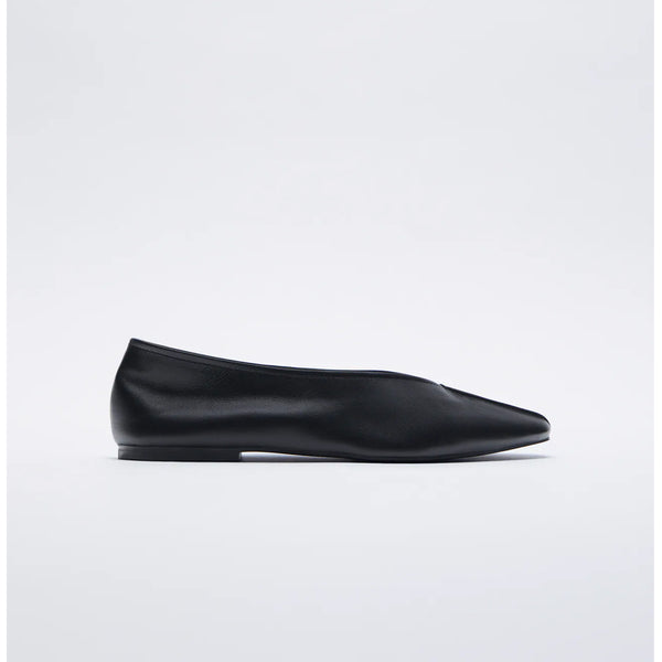 Zara- Leather Ballerinas
