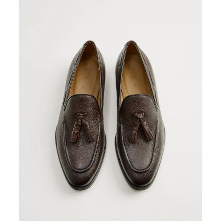 Zara- Leather Tassel Loafers