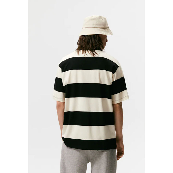 Zara- T-Shirt With Tennis Embroidery- Ecru/Black