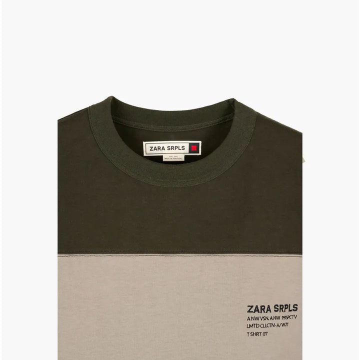 Zara- Embrdr T Shrt 07- Grey