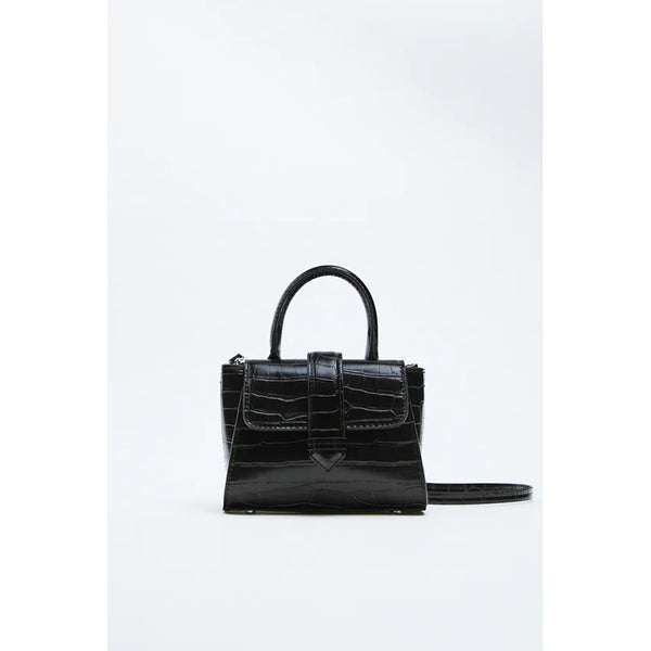 Zara- Mini City Bad With Crocopy Embossing