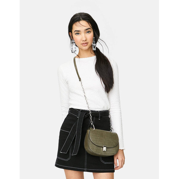 Stradivarius- Quilted Mini Crossbody Bag