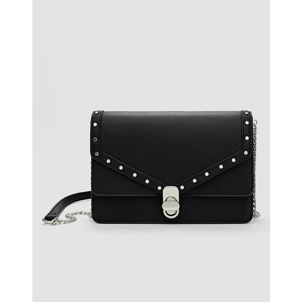 Stradivarius- Crossbody bag with clasp and chain strap