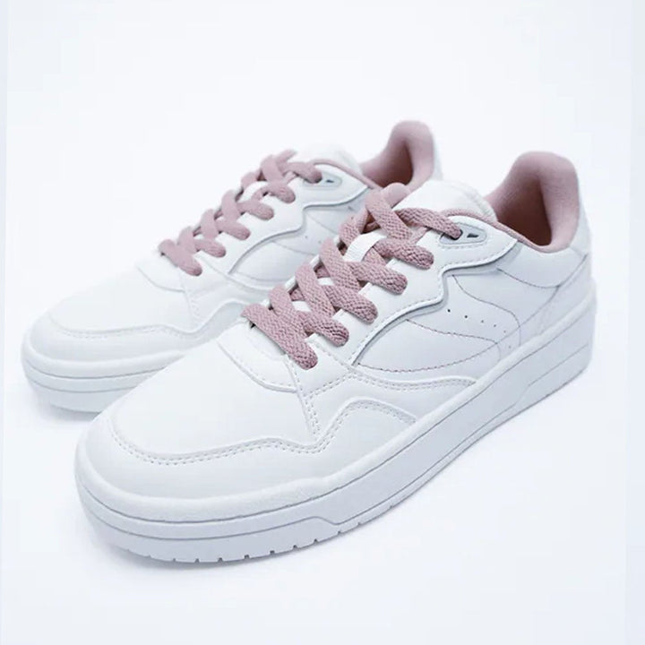 Zara- Contrast Coloured Trainers- Pink