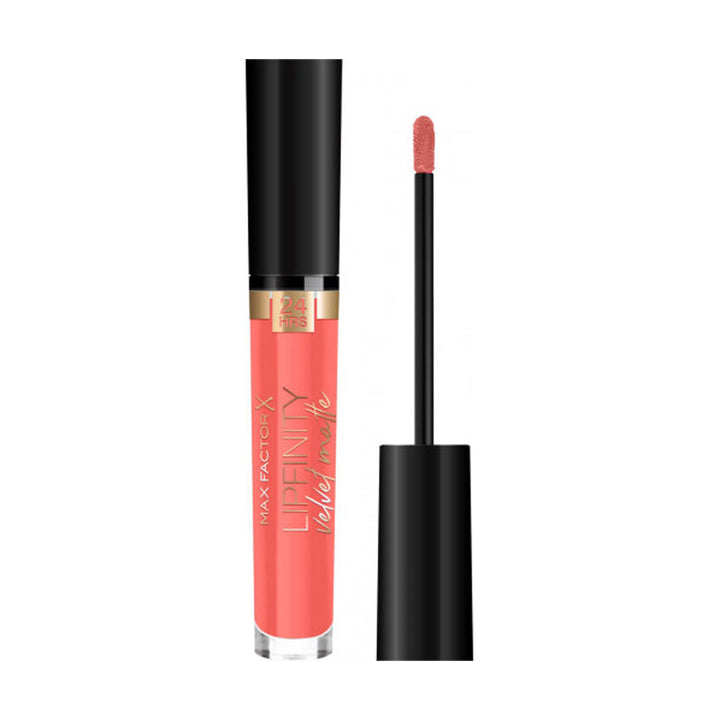 Max Factor- Lipfinity Velvet Matte Lipstick - 055 Orange Glow, 3.5 Ml