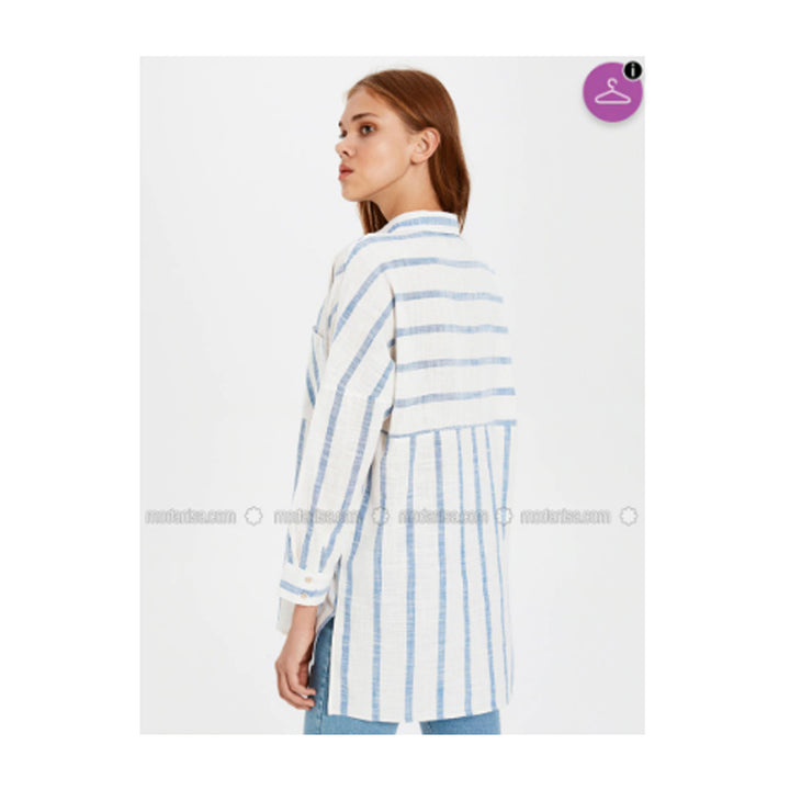 Modanisa- Blue - Blouses